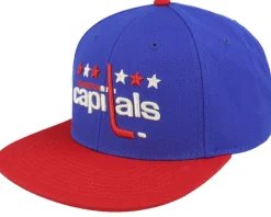 Washington Capitals NHL Archive 400 Royal/Red Snapback - American Needle