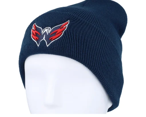 Washington Capitals Terrain Knit Solid Navy Cuff - American Needle