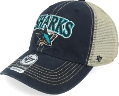 Washington Capitals Tuscaloosa Clean Up Dad Cap Vintage Navy/Beige Trucker - 47 Brand