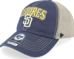 Washington Capitals Tuscaloosa Clean Up Dad Cap Vintage Navy/Beige Trucker - 47 Brand