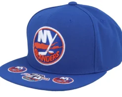 Washington Capitals Vintage Hat Trick Blue Snapback - Mitchell & Ness