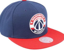 Washington Wizards Core Basic Navy/Red Snapback - Mitchell & Ness