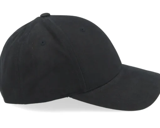 Waxed Black Adjustable - Yupoong