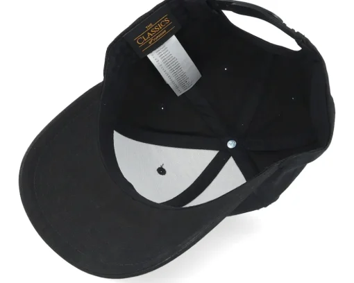 Waxed Black Adjustable - Yupoong
