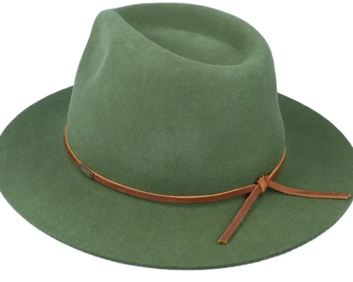 Wesley Clover Green Fedora - Brixton