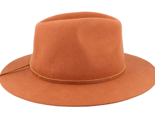 Wesley Packable Caramel Fedora - Brixton