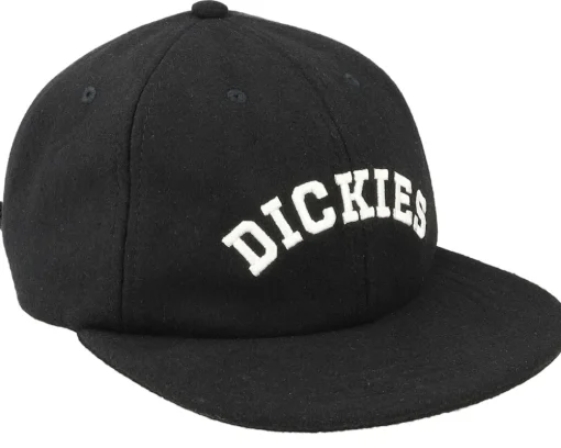 West Vale Cap Black Strapback - Dickies