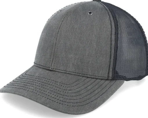 112wf Fremont Split Burgundy/Black Trucker - Richardson
