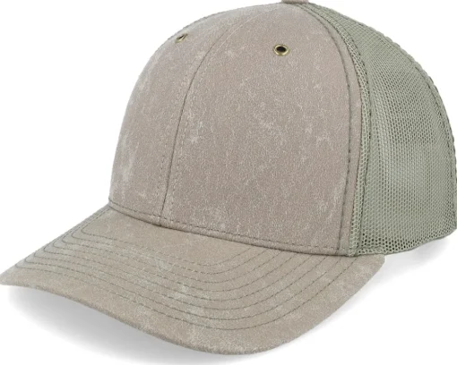 112wf Fremont Split Burgundy/Black Trucker - Richardson