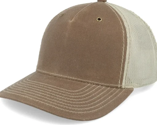 112wh Hawthorne Split Dark Olive/Coffee Trucker - Richardson