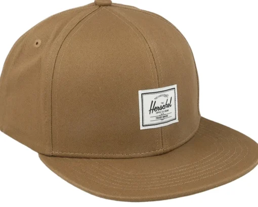 Whaler 6 Panel Cap Rubber Snapback - Herschel