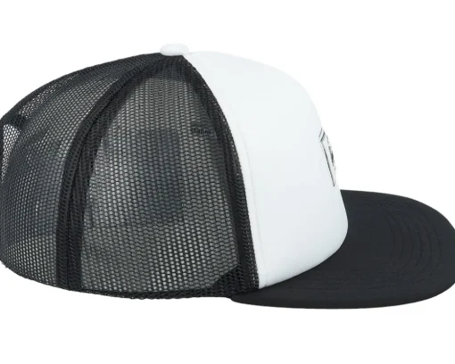 Whaler Mesh Cap White/Black Trucker - Herschel