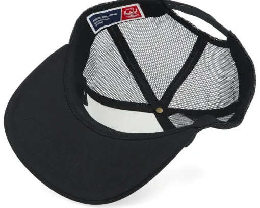 Whaler Mesh Cap White/Black Trucker - Herschel