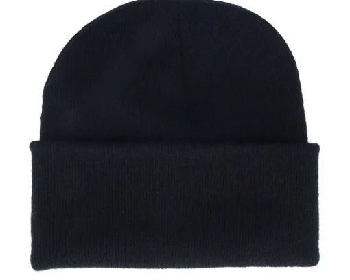 White Cuff Blank Beanie - Beechfield