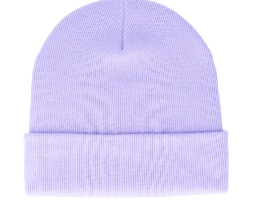 White Cuff Blank Beanie - Beechfield
