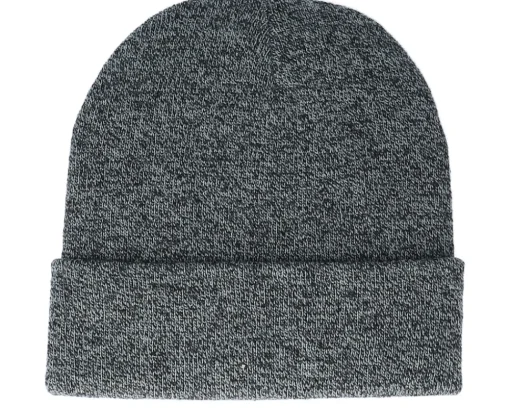 White Cuff Blank Beanie - Beechfield