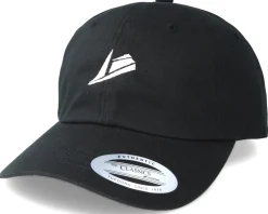 White Logo Black Dad Cap Adjustable - Sneakers