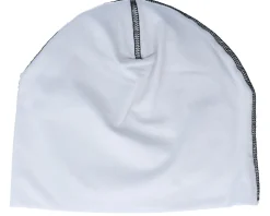 White/Black Hemsedal Cotton Beanie - Beechfield