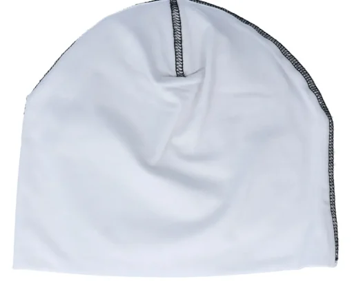 White/Black Hemsedal Cotton Beanie - Beechfield