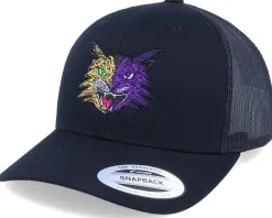Wild Cat Color Black Trucker - Iconic