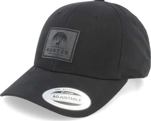 Wildlife Logo Patch Waxed Black Adjustable - Hunter