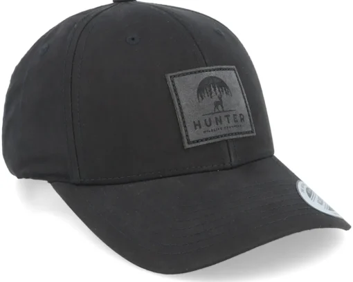 Wildlife Logo Patch Waxed Black Adjustable - Hunter