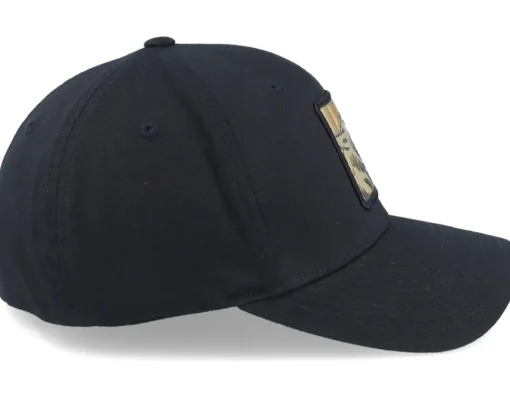 Wolf Gold Patch Black Flexfit - Iconic