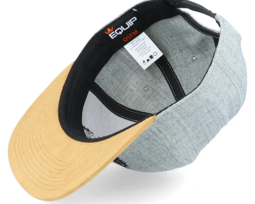 Wolf Nature Silhouette Grey/Suede Snapback - Wild Spirit