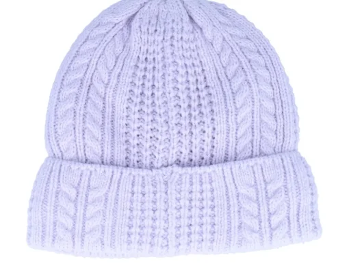 Women Halftime Cable Knit Beanie Salt Purple Cuff - Under Armour