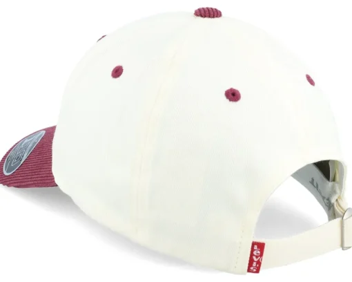 Women's Housemark Cap Cream/Burgundy 110 Dad Cap - Levi's