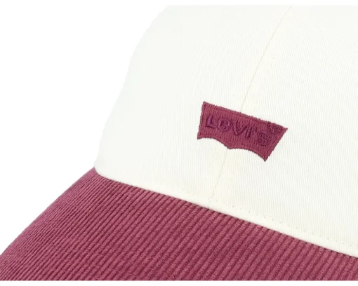 Women's Housemark Cap Cream/Burgundy 110 Dad Cap - Levi's