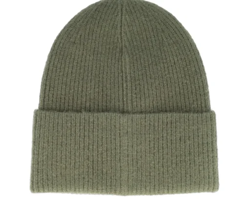 Wood Raw Beanie Olive Cuff - SQRTN