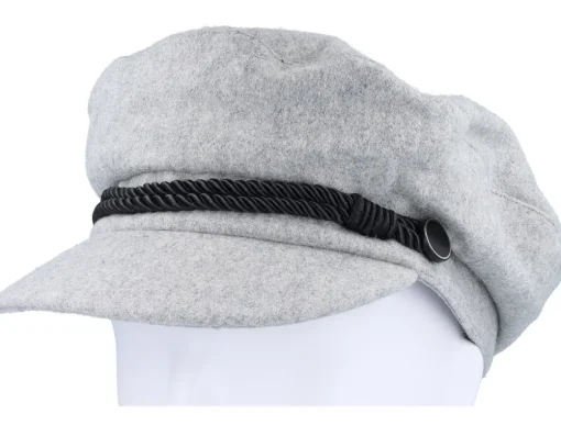 Wool Blend Elbsegler13 Grey Vega Cap - Seeberger