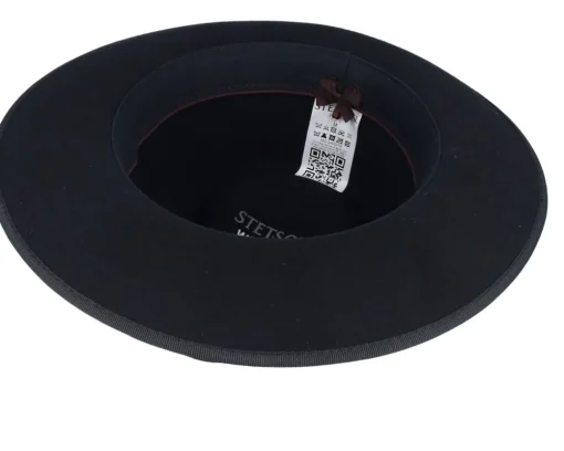 Woolfelt Black Fedora - Stetson