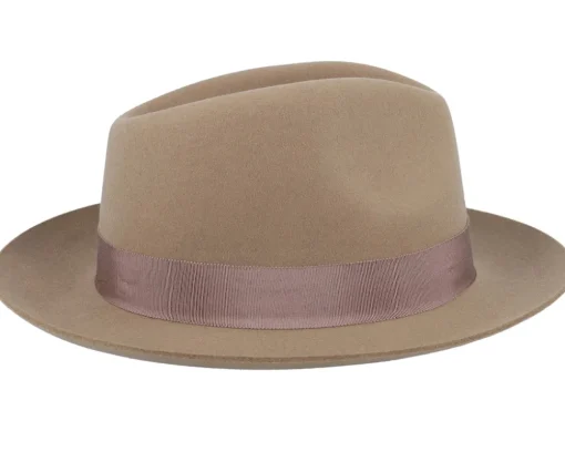 Woolfelt/Cashmere Light Almond Fedora - Stetson