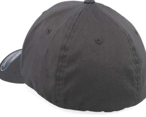 Wooly Combed Dark Grey Flexfit - Flexfit