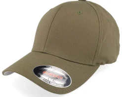 Wooly Combed Olive Flexfit - Flexfit