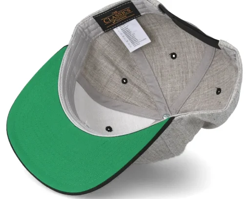 WS Badge Grey/ Black Snapback - Wild Spirit