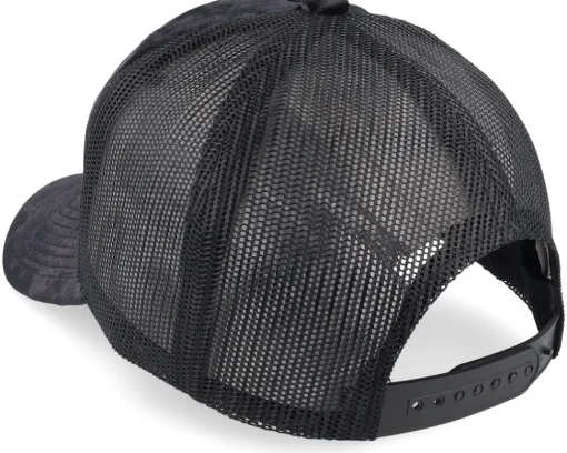 Yin Yang Velvet Black/Black A-frame Trucker - Iconic